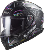 „LS2 Integral MC Helmet Vector II“ atogrąžų juoda /balta