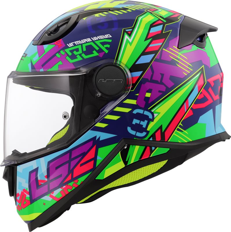 LS2 Kids Integral Mc-Helmet FF812 Svent Blue/Green 