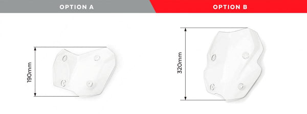 Zaslon za turneju BMW F750GS 18 c/dim