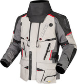 LS2 Textile MC jacket Apollo Gray / Black / Red