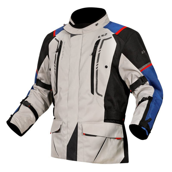 LS2 Tekstil MC jakna Narvik Blue /Black /Grey /Red