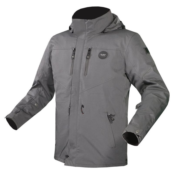 LS2 Texil Mc-Jacket Rambla EVO tamsiai pilkos spalvos