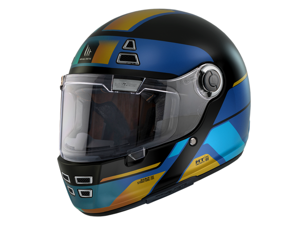 MT prilby integrál MC Helme Jarama 68. C9 Blue Matt