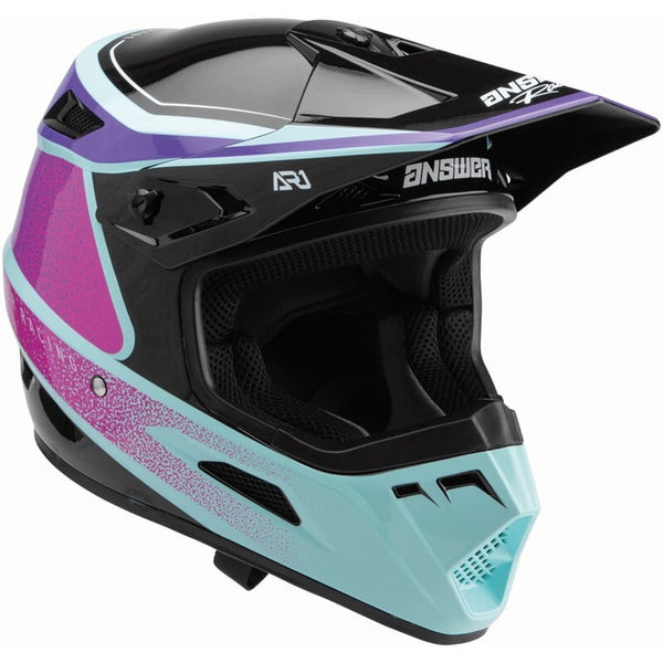 Atbilde Cross MC Helmet AR1 Vivd Black /Purple