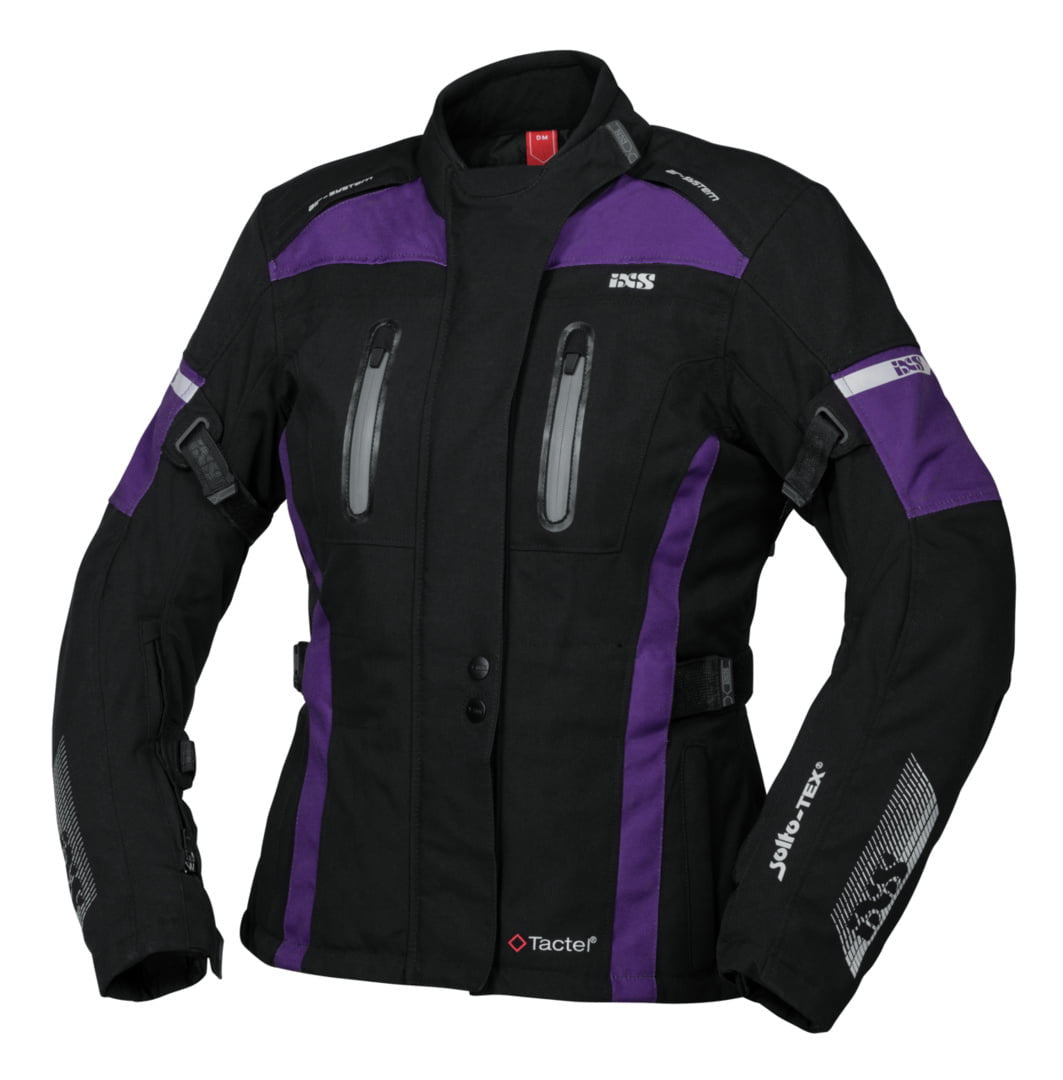 IXS Lady Textile Mc -Jacket Pacora -Čierna /fialová