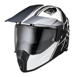 IXS Adventure MC Helmet 208 2.0 Čierna /biela