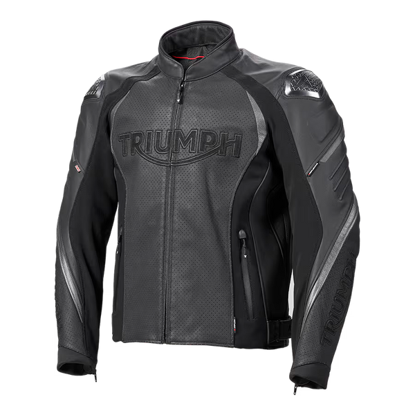 „Triumph MC-odin“ striukės trigubas perforuotas juodas