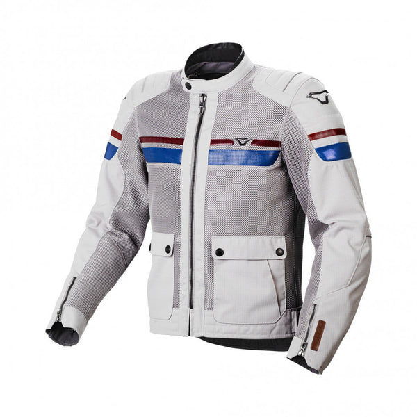 Makna textilná mc-jacket plynule šedá