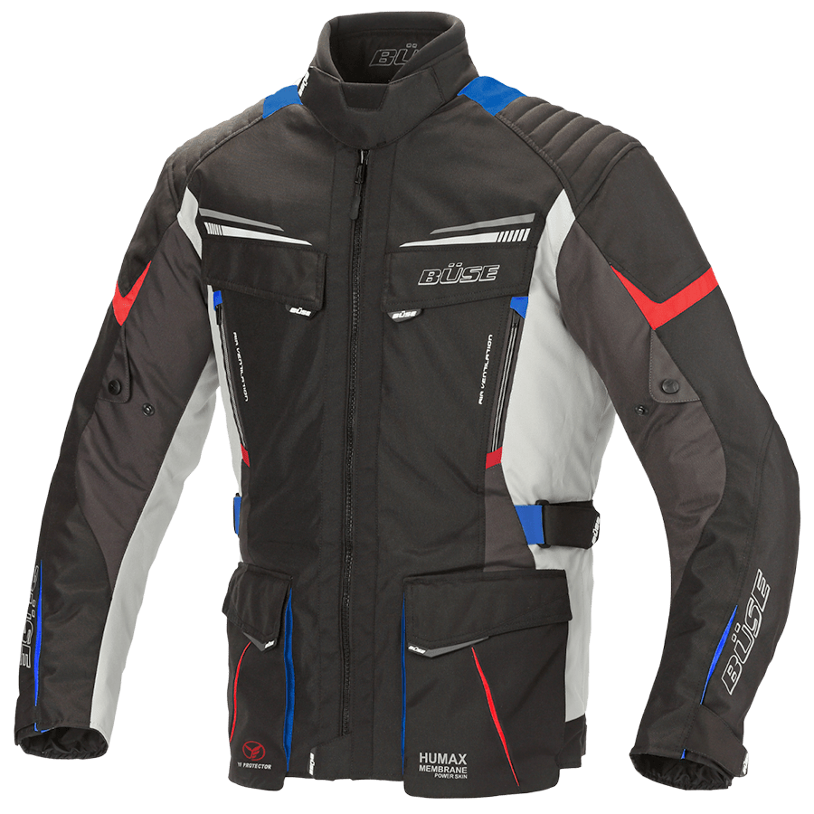 „Büse Textile Mc-Jacket Lago Pro Black /Grey“