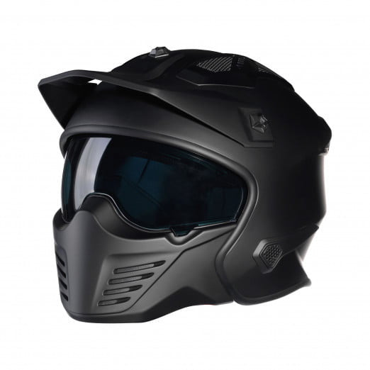 „Bayard Open MC Helmet XP-69 S Draco Hybrid Black“