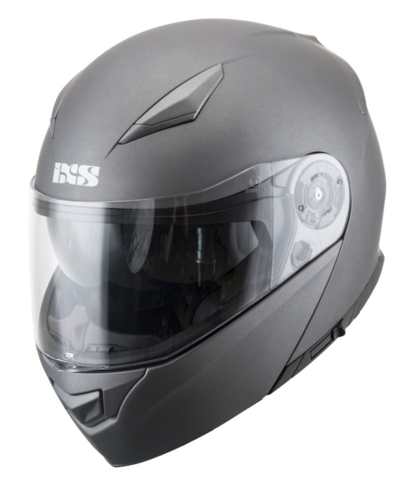 IXS Openable MC Helmet 300 1,0 Matt Titanium