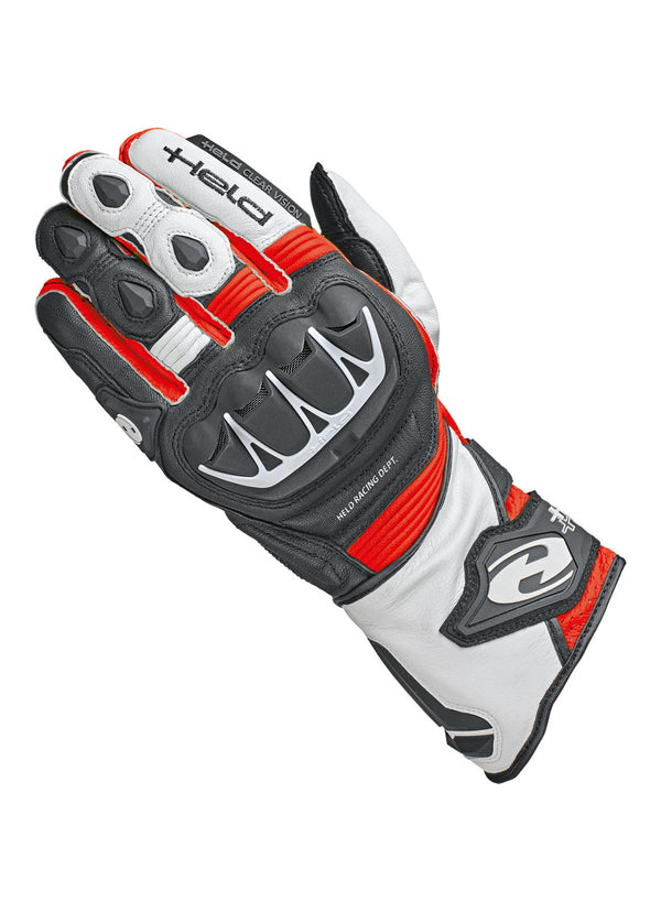 Turēja MC-Sport cimdus Evo-Hrux II melns /sarkans