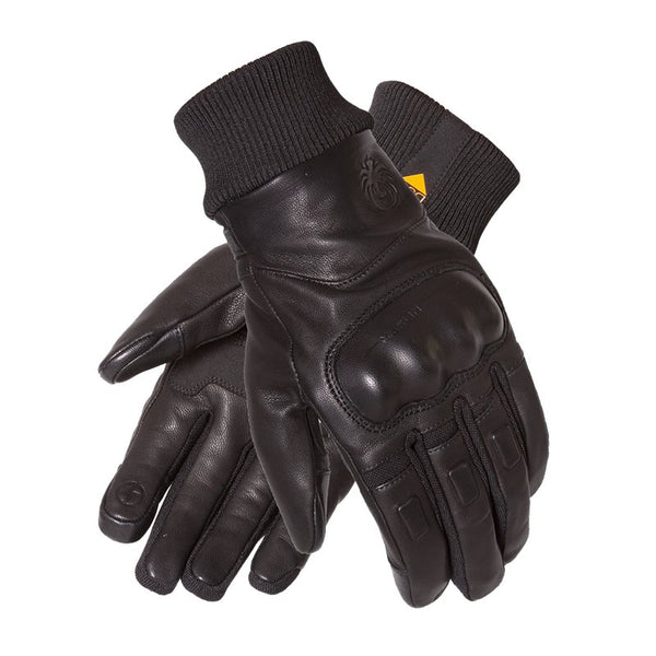 Kožené rukavice Merlin Nelson Hydro Black