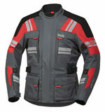 ixs textile mc jacket blade st 2.0 gray /red