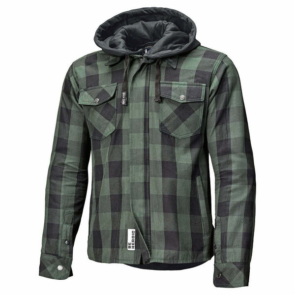 Laikė „Kevlar MC“ marškinėliai „Lumberjack II Black /Green“